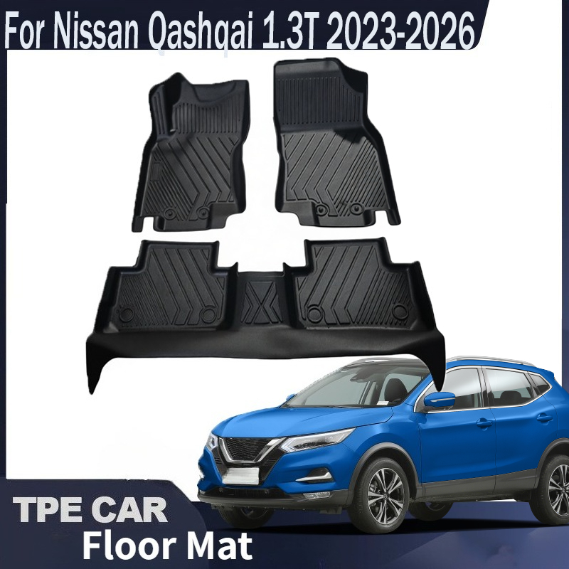 Car Floor Mat Rubber - Alfombrillas para Nissan Qashqai 1.3T 2023-2026,
