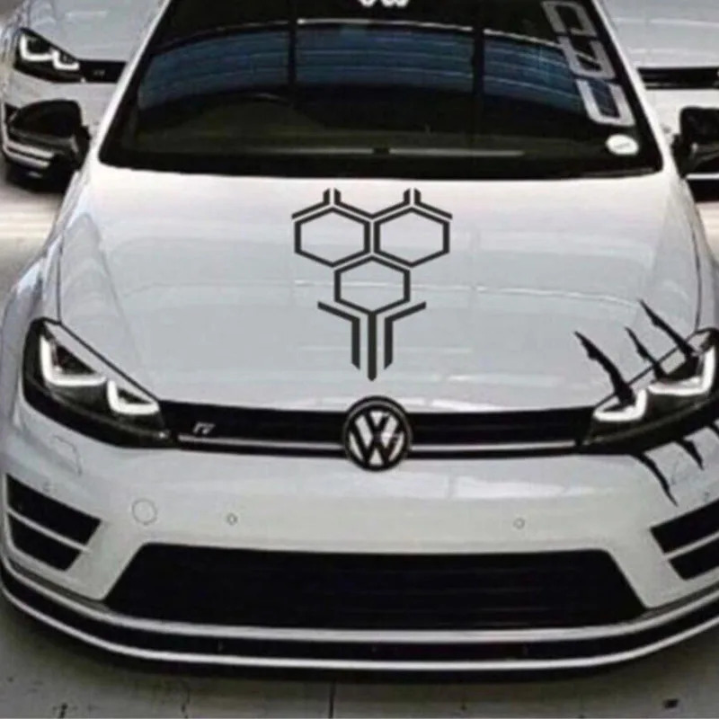 Car Accessories Racing - Vinilos decorativos para la parte superior