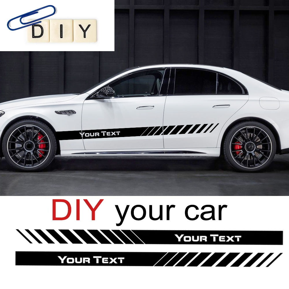 Car Accessories Racing - Pegatina Personalizada para Puerta Lateral de