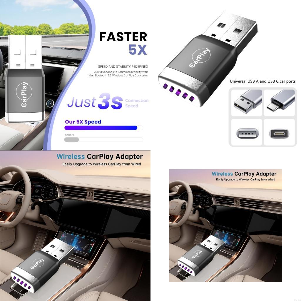 Car Accessories Usa - Funcionalidad del adaptador reproducción coche inalámbrico