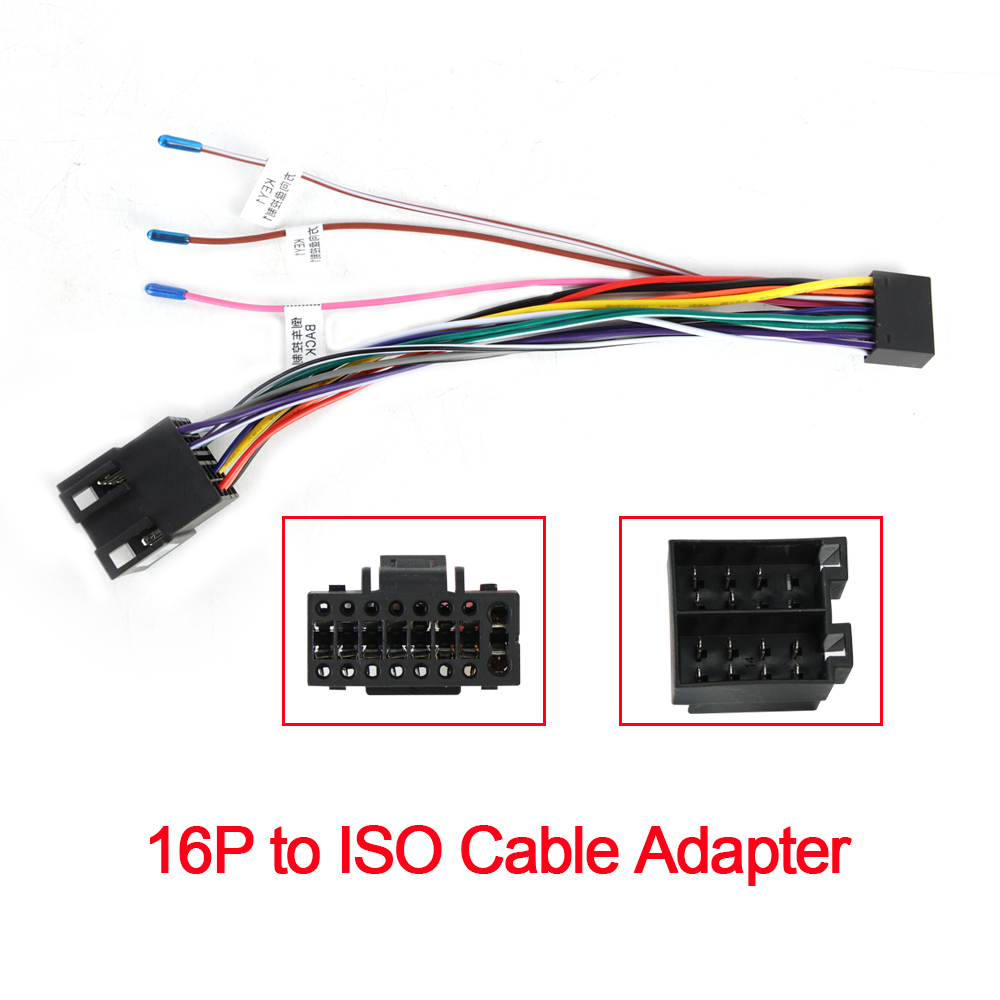 Car Accessories Usa - Cable de enchufe de 16 pines,