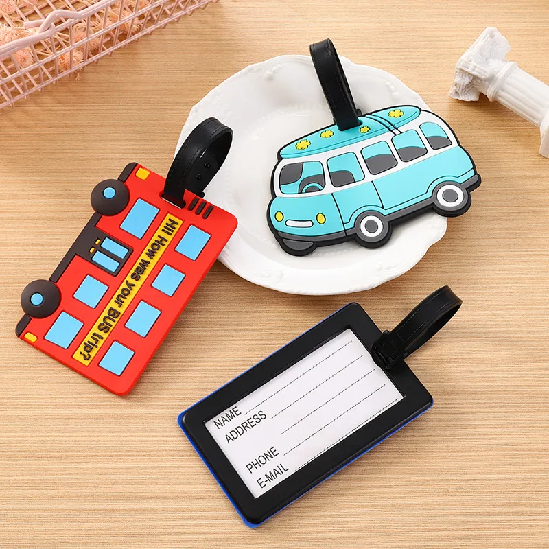 Car Accessories For Road Trip - Etiquetas de equipaje de silicona de
