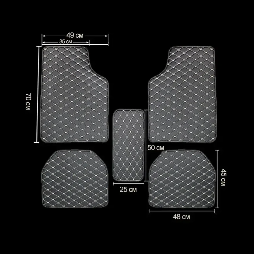 Alfombrillas de coche 5 uds cu - Car Floor Mat Rubber reseña y precio