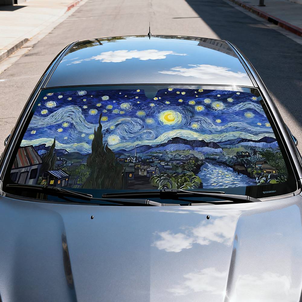 Noche estrellada v-van g-gogh  - Car Accessories Window reseña y precio