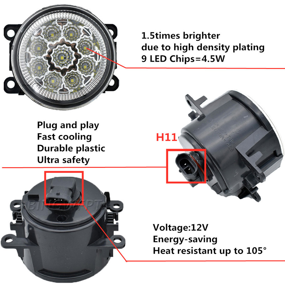 Luz antiniebla para coche, luz - Car Accessories For Road Trip reseña y precio