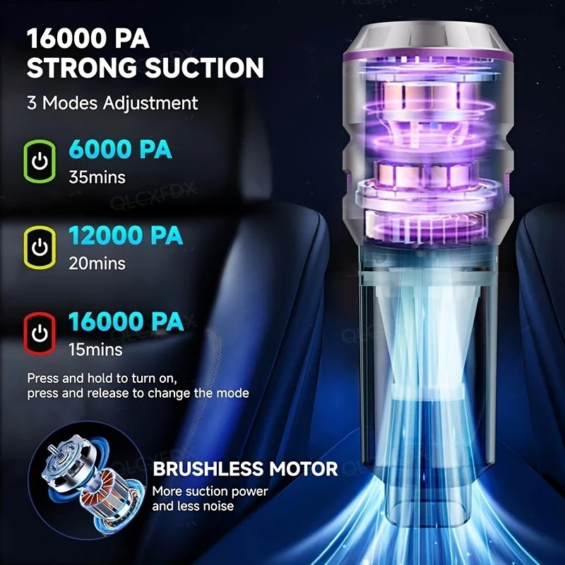Aspiradora de Coche Portátil d - Car Vacuum Cleaner reseña y precio