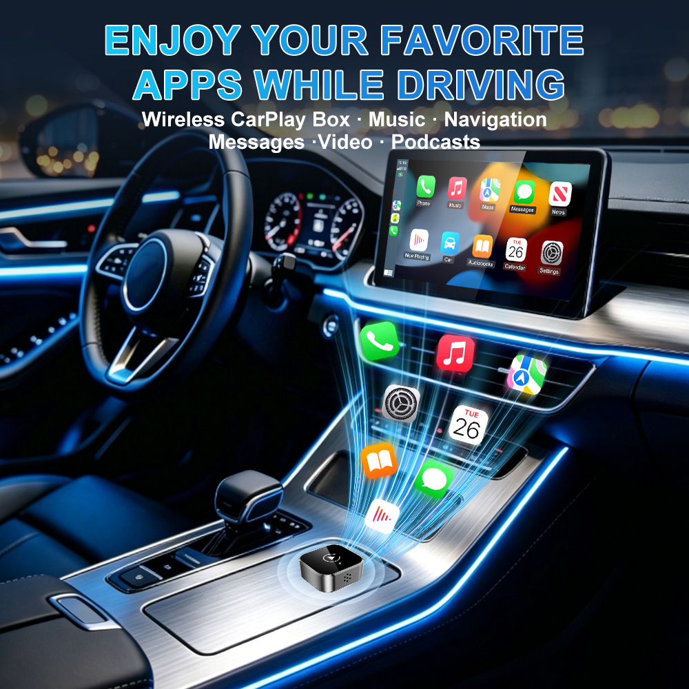 Adaptador Inalámbrico CarPlay  - Car Accessories Usa reseña y precio