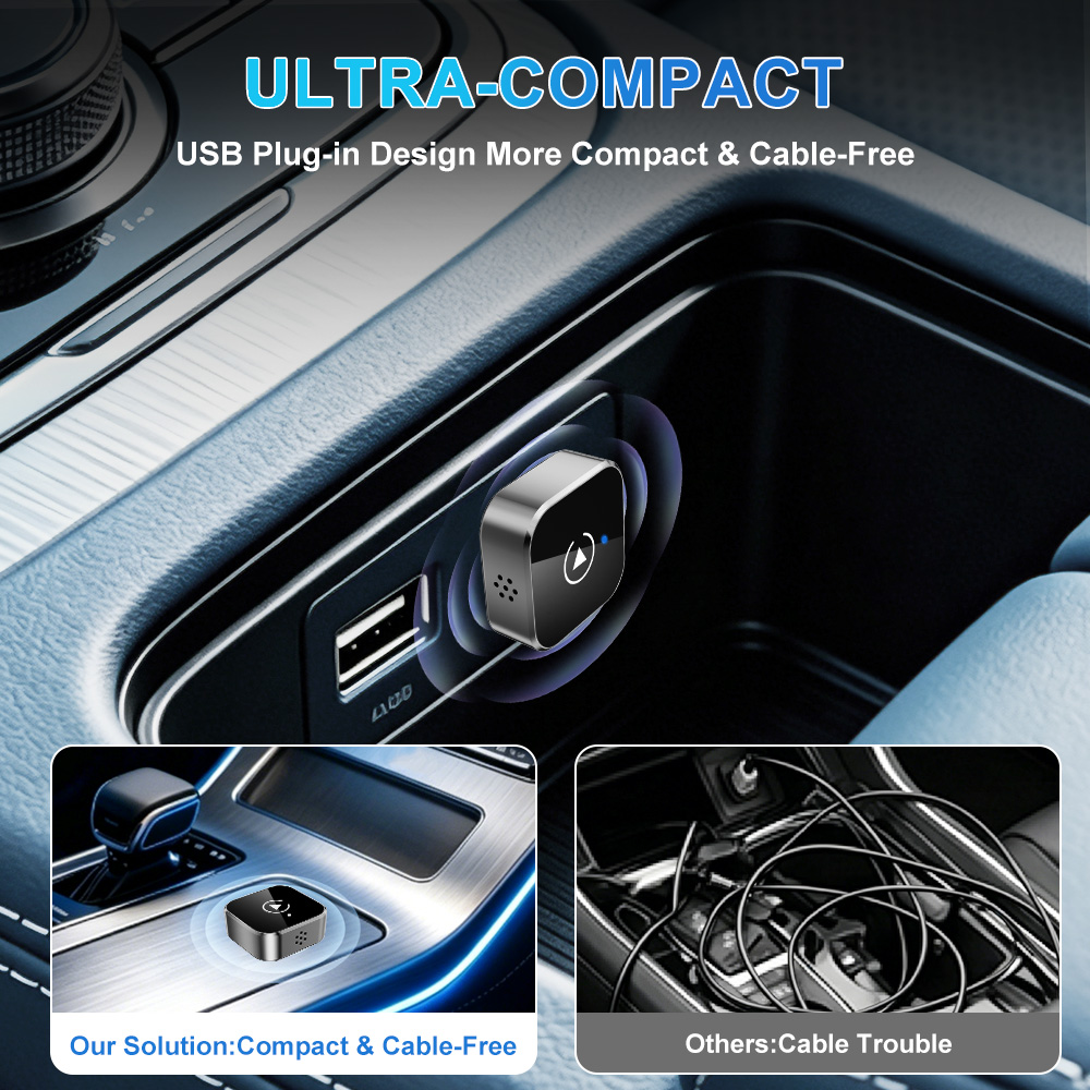 Adaptador Inalámbrico CarPlay  - Car Accessories Usa reseña y precio