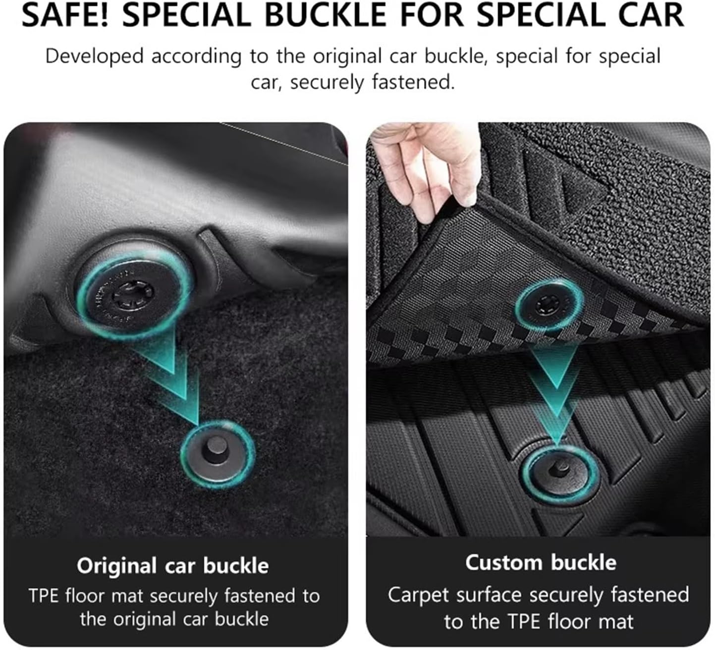 Tapetes de Piso para Auto de T - Car Floor Mat Rubber reseña y precio