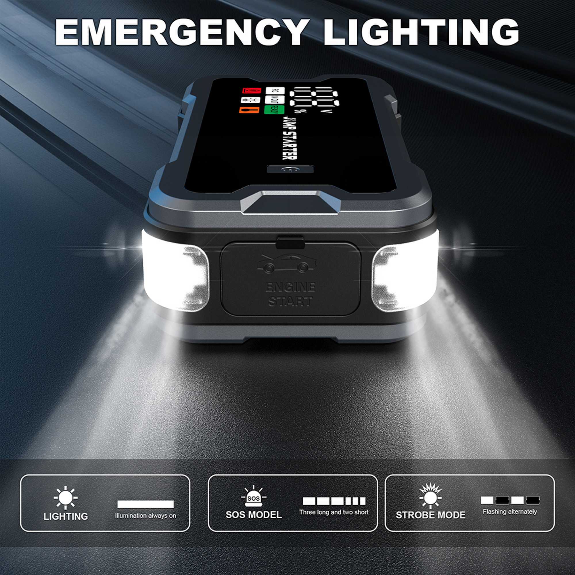 Arrancador de Coches 4000A, Ar - Portable Jump Starter reseña y precio