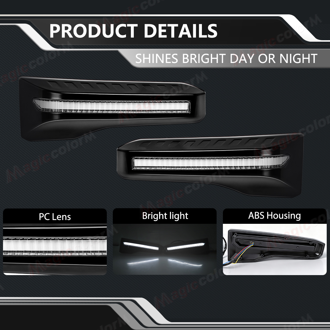 Luces LED DRL para Toyota Land - Car Accessories For Road Trip reseña y precio
