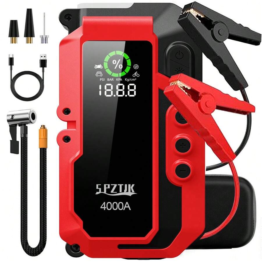Arrancador de Baterías de Coch - Portable Jump Starter reseña y precio