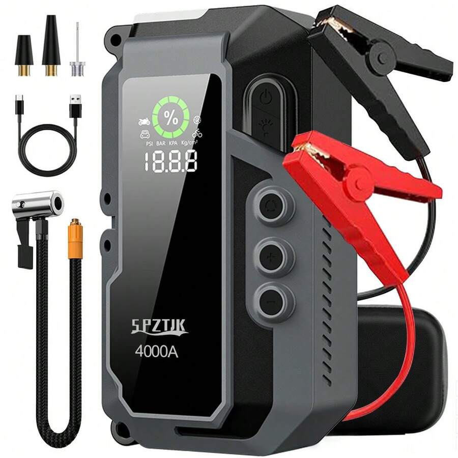 Arrancador de Baterías de Coch - Portable Jump Starter reseña y precio