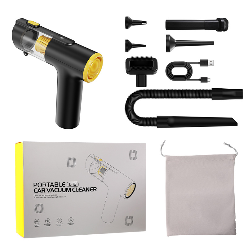 Aspirador de coche con luz ver - Car Vacuum Cleaner reseña y precio