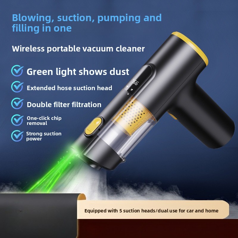 Aspirador de coche con luz ver - Car Vacuum Cleaner reseña y precio
