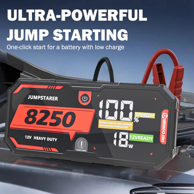 Arrancador de Coches 8250A 12V - Portable Jump Starter reseña y precio