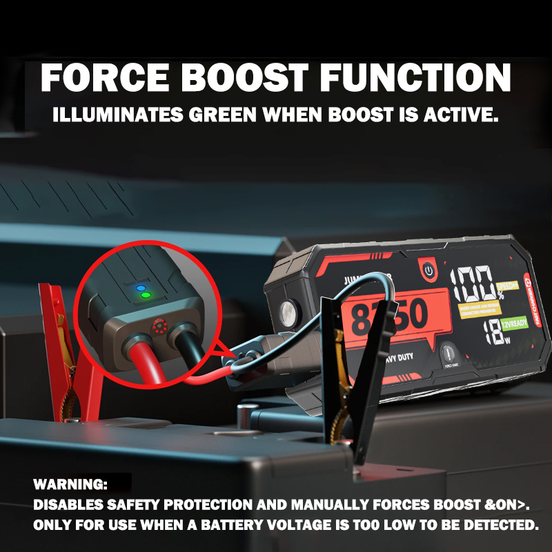 Arrancador de Coches 8250A 12V - Portable Jump Starter reseña y precio