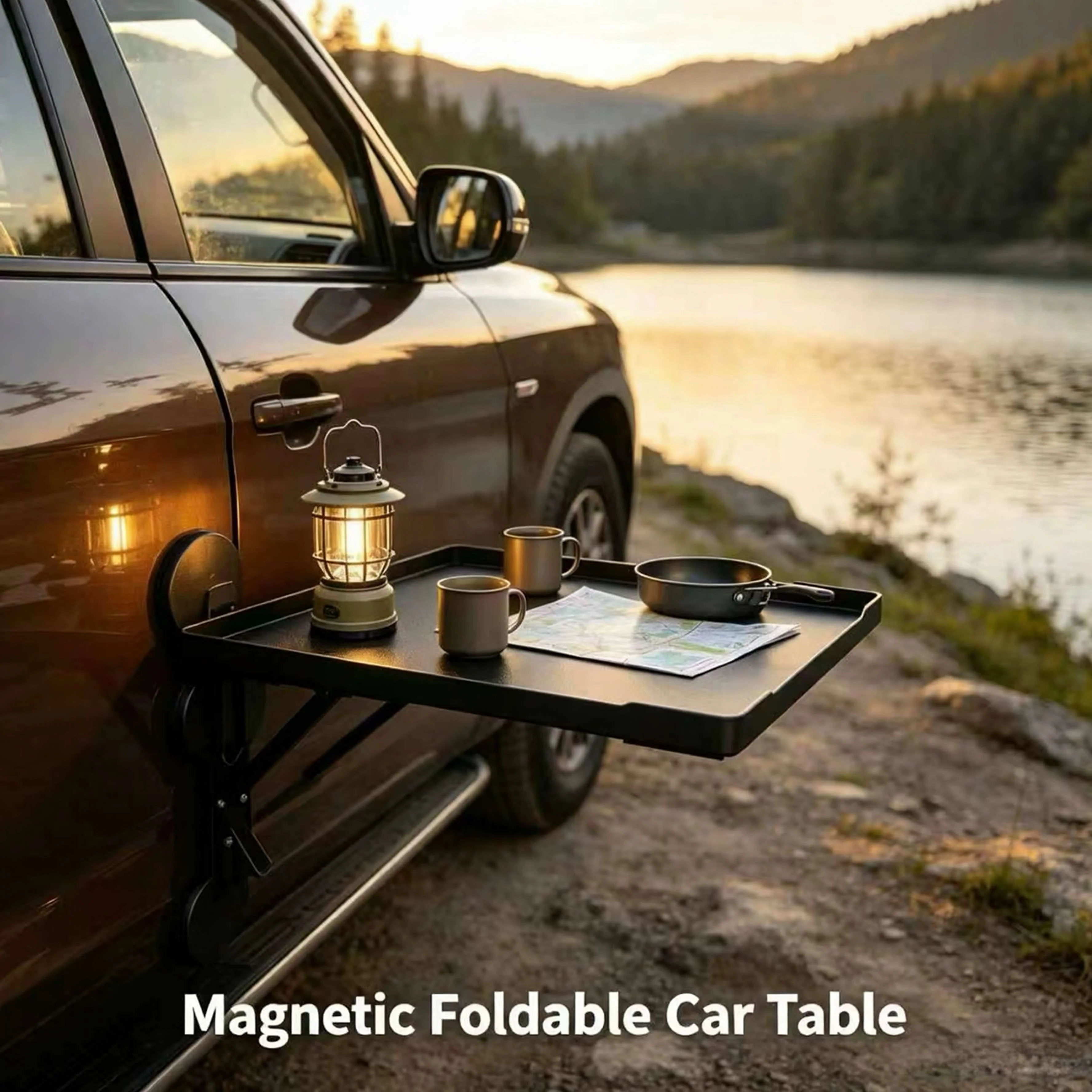 Bandeja Plegable para Puerta L - Car Accessories For Road Trip reseña y precio