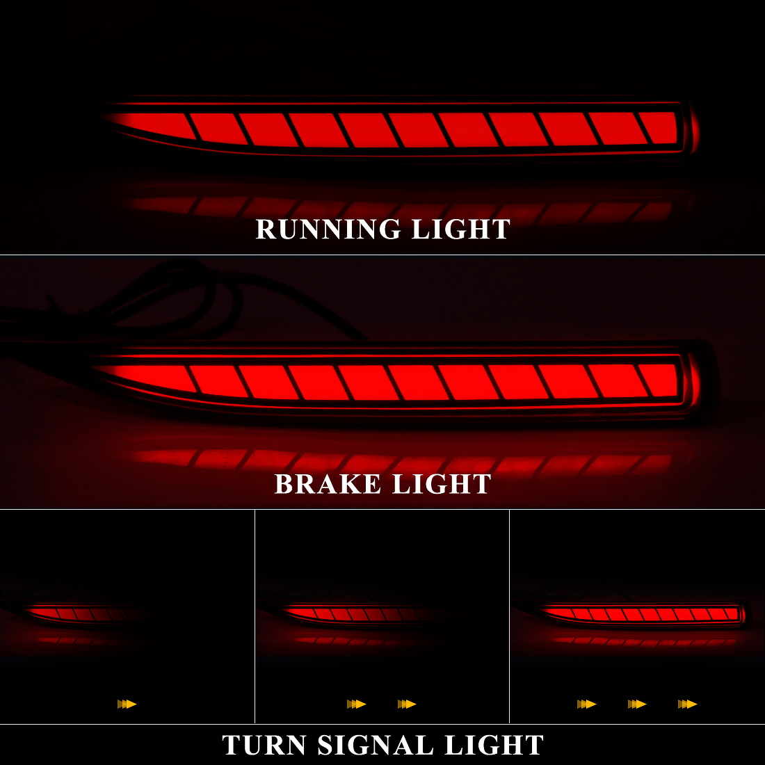 Reflector de parachoques trase - Car Accessories For Road Trip reseña y precio